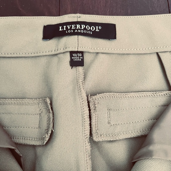 Liverpool Los Angeles ankle flare pants 10. Safari tan. Camel. Stretch - Picture 10 of 12
